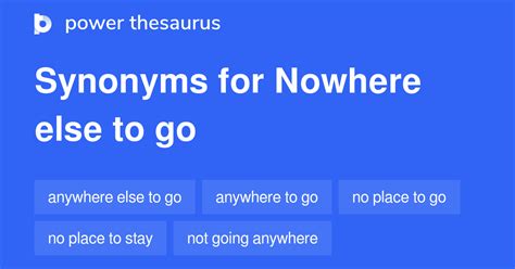 going nowhere synonym.